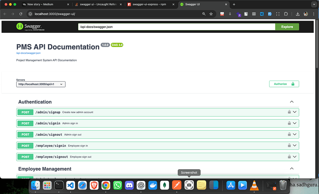 Solving “SwaggerUIBundle is not defined” Error in Express with Swagger.